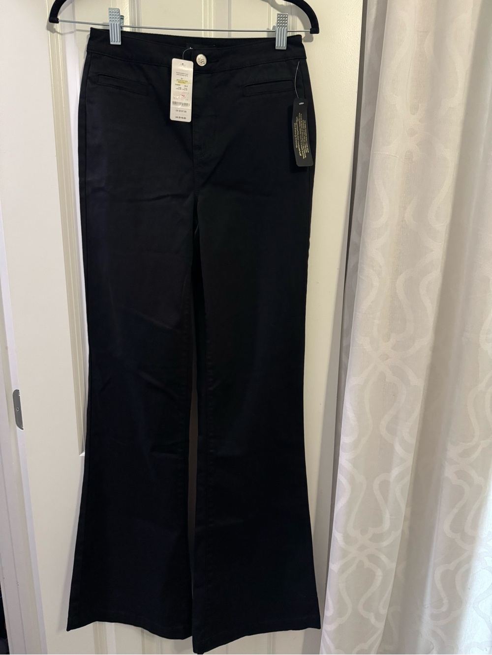 bebe Black Boot-Cut Women's Pants